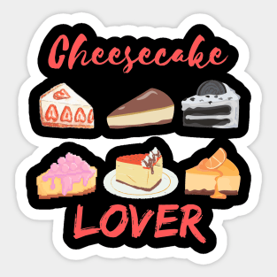 Cheesecake lover Sticker